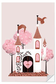 Wall sticker The princess castle