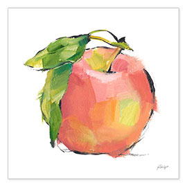 Plakat Freshly picked apple