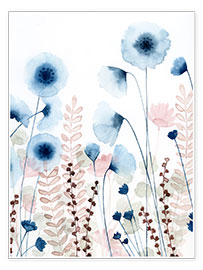 Wall print  Sweet flower field - Grace Popp
