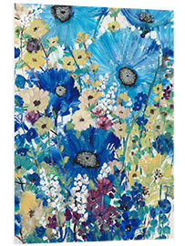 Foam board print Wild flower meadow