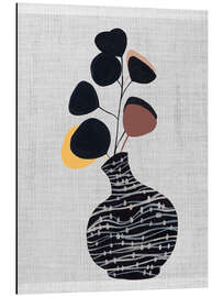 Magnettafel Mid Century Vase mit Zweig