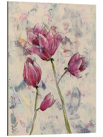 Magnettafel Zarter Magnolienzweig