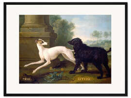 Gerahmter Kunstdruck Missy und Luttine