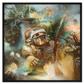 Gerahmter Kunstdruck Das Anthropozän