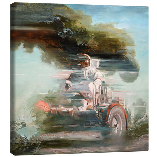 Canvas print Lunar rover