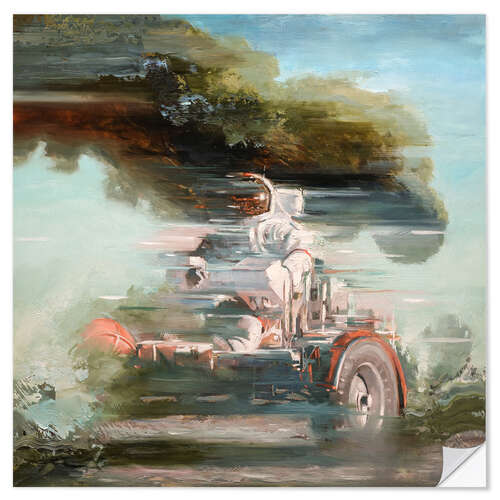 Wandsticker Lunar Rover