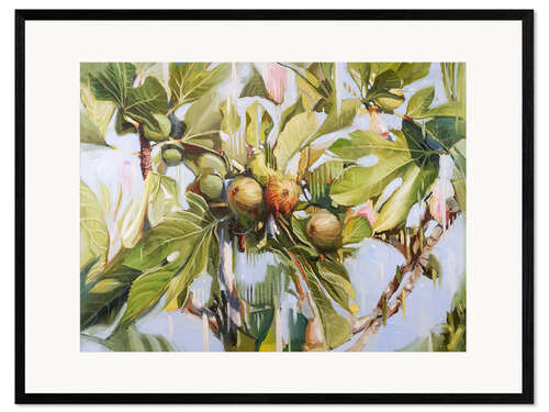 Kunsttryk i ramme Ficus