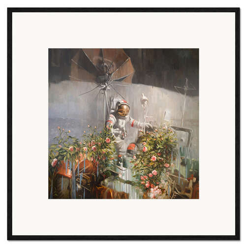 Impression artistique encadrée Un nouvel Éden