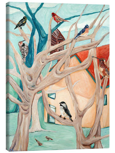 Canvas print Peach House
