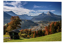 Foam board print Autumn in the Berchtesgadener Land