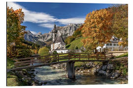 Alubild Herbst im Berchtesgadener Land