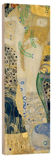 Wood print Water Serpents I (Friends I)
