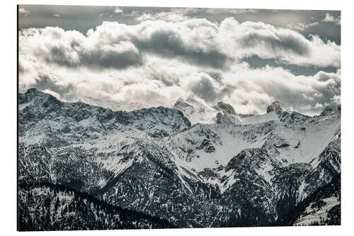 Aluminium print Bergfrieden