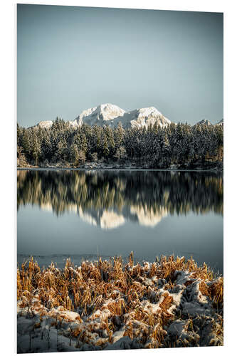 Foam board print Hintersee, Bavaria