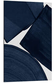 Magnettafel Minimalistisches Blau II