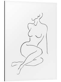 Magnettafel Weiblicher Akt