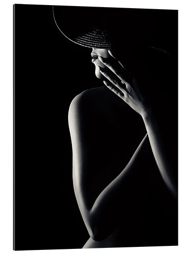 Gallery print Woman with black hat