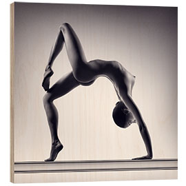 Wood print Sensual acrobatics