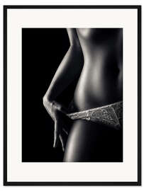 Gerahmter Kunstdruck Dessous
