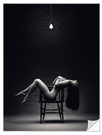 Adesivo murale Fare il bagno alla luce