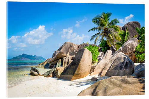 Akrylglastavla Dream beach in the Seychelles