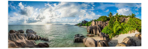 PVC print Seychelles panorama