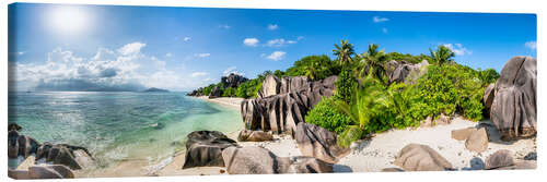 Canvastavla La Digue in the Seychelles