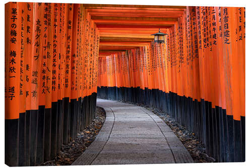 Leinwandbild Fushimi Inari Taisha Schrein, Kyoto