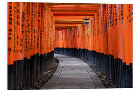 Foam board print Fushimi Inari Taisha Shrine, Kyoto