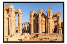 Gerahmter Kunstdruck Luxor-Tempel in Luxor, Ägypten