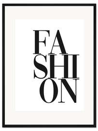 Gerahmter Kunstdruck Fashion