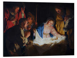 Aluminium print Adoration of the Shepherds