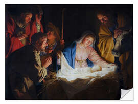 Wall sticker Adoration of the Shepherds