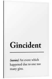 Magnettafel Gincident Definition (Englisch)