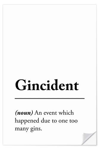 Wall sticker Gincident Definition