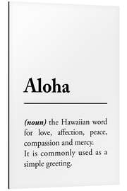 Magnettafel Aloha Definition (Englisch)