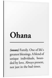 Magnettafel Ohana Definition (Englisch)
