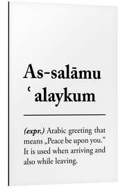 Magnettafel As-salāmu ʿalaykum Definition (Englisch)