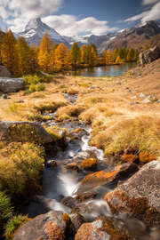 Magnettafel Grindjesee mit Matterhorn, Schweiz