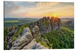 Magnettafel Schrammsteinaussicht, Sächsische Schweiz