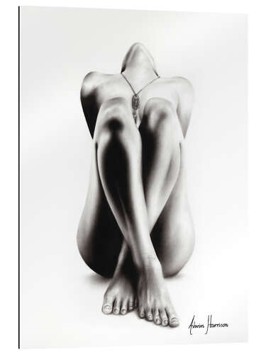 Gallery print Realistic nude drawing