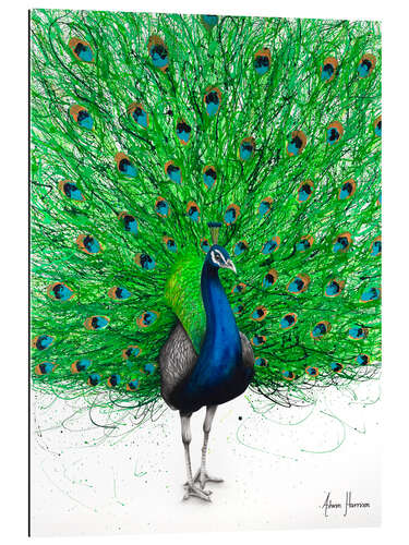 Gallery print Prancing Peacock