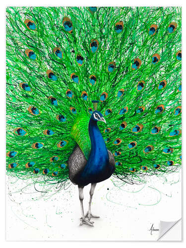 Sisustustarra Prancing Peacock