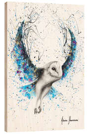 Print på træ  Mystical Owl - Ashvin Harrison
