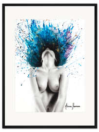 Gerahmter Kunstdruck Berührt