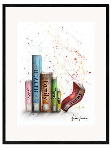 Impression artistique encadrée Remplir des pages