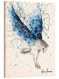 Print på træ  The Spirit Owl - Ashvin Harrison