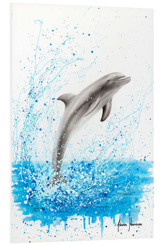 Foam board print Dancing Dolphin