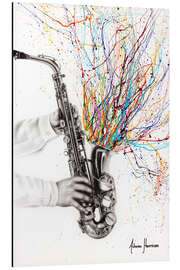 Magnettafel Das Jazz-Saxophon