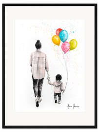 Gerahmter Kunstdruck Ein schöner Tag zusammen